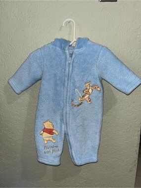 Winnie the Pooh infant fuzzy sleeper